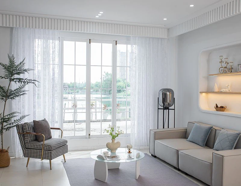 Osnova pletená pevná okenná sieťka